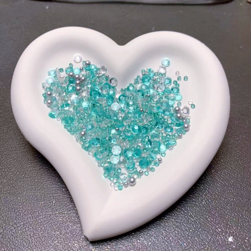 【glitter】40g mixed gravels & beads/diamonds for DIY craft