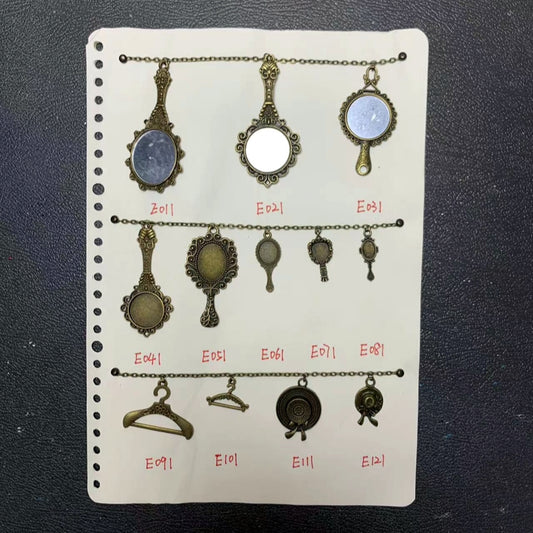 【bronze】vintage fairy lady charms set for DIY craft