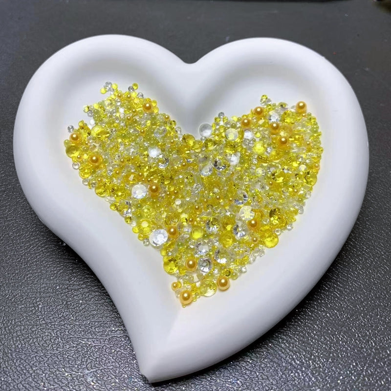 【glitter】40g mixed gravels & beads/diamonds for DIY craft