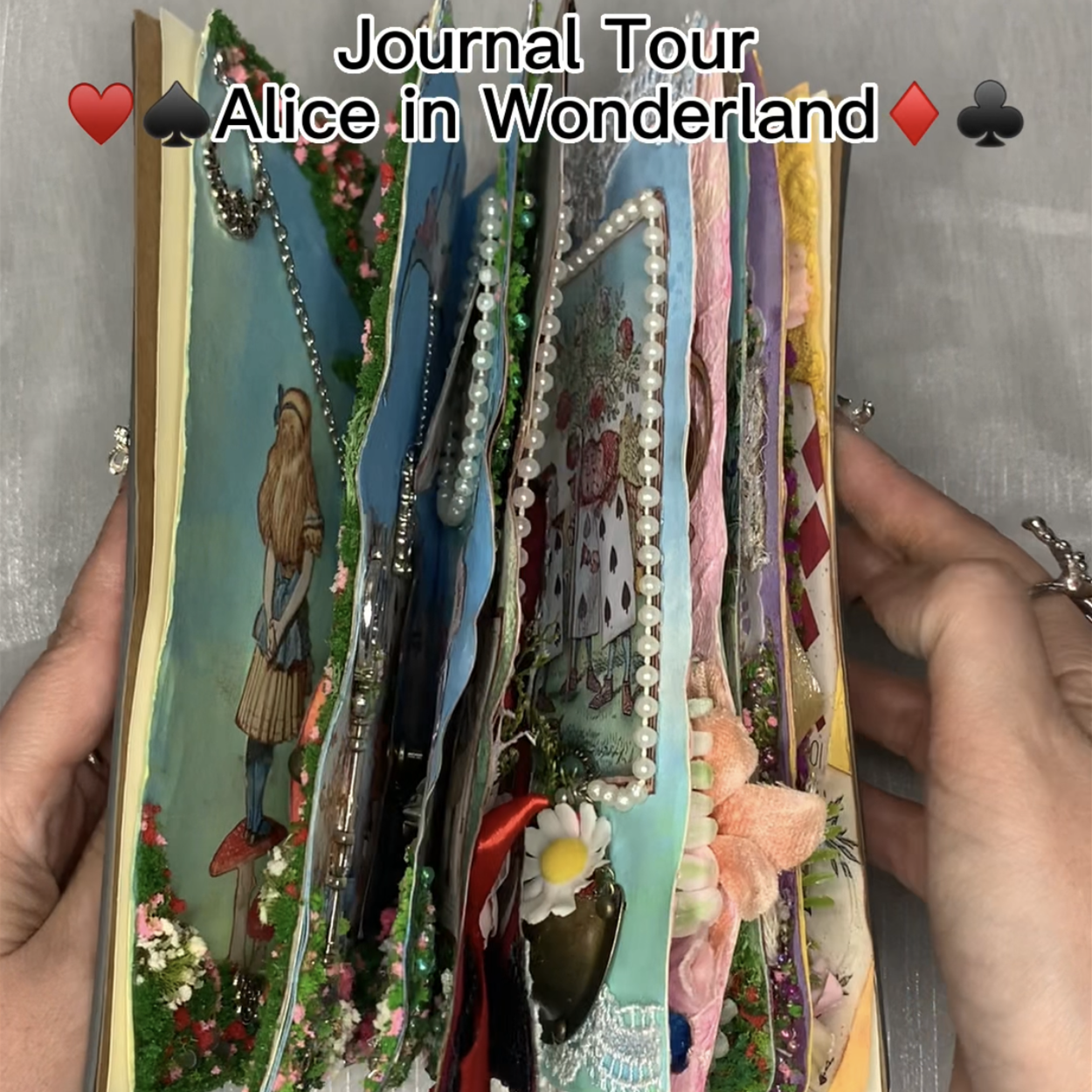 【works】custom Alice in wonderland general journal 20*24cm